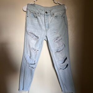 American Eagle Outfitters Light Wash Denim